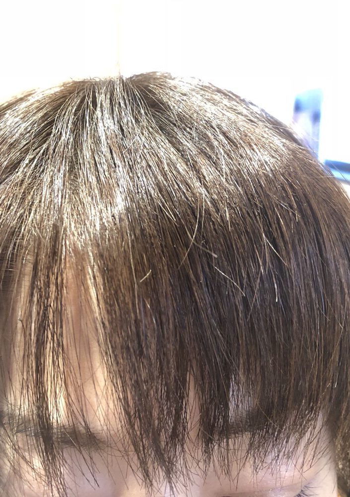 どうしても 前髪割れ や 前髪の隙間 ができてしまうならボリュームエクステがおススメです 過去記事リンクあり 福島県郡山市の 大人のヘアデザイン 髪質改善 増毛ボリュームエクステ 特化美容室 プールブー オリジン ｐｏｕｒｖｏｕｓ Origin